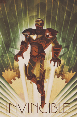thefairiesscareme:  Art Deco Iron Man Anyone else have this art booklet? 