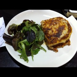 Lasagna and side salad #dinner  (Taken with Instagram at Dean &amp; Deluca)