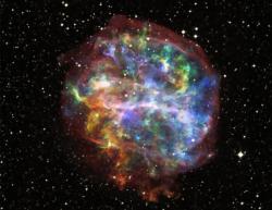 skepticalscience:  Supernovae are the biggest explosions astronomers have ever beheld. When a large, dying star runs out of fuel, sometimes it will die through a cataclysmic explosion. This explosion forms many of the elements that we see here on Earth,