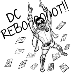Damian&rsquo;s reaction to the recent DC Reboot. Which is funny seeing as how he&rsquo;s one of the characters least affected by it. Done by DrawFriend scruffyscribbler.