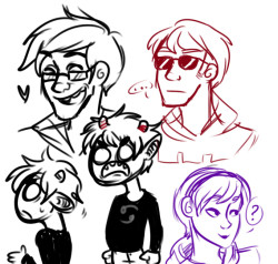 some quick homestuck doodles because why not