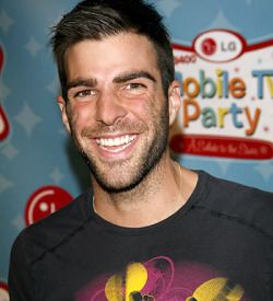Out actor and one of my serious celebu-crushes, Zachary Quinto.