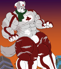 This is a pic of a BIG, and still expanding, Lou, as drawn by Raizero and colored by me.