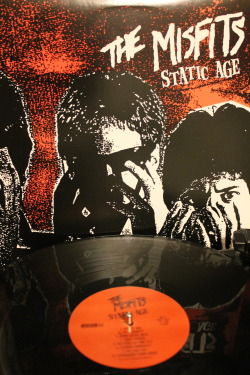 jessekage:  Finally got Static Age on vinyl at Amoeba yesterday… :)  This was the first Misfits album I ever owned as an adolescent and as an adult it still stands the test of time. Every single song on this album is amazing. In fact I can&rsquo;t think