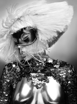 strangelycompelling:  Model- Lady GagaStylist- Nicola FormichettiMask- Hotel GluttonyDress- Alexander McQueenPhotographer- Hedi Slimane SC | SC on Facebook 