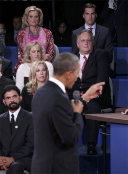 buzzfeed:  Josh Romney in the audience of tonight’s debate. 