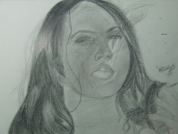 A drawing a did of a black british woman smoking, not quite like the photo, but I tried.