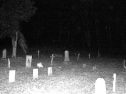 d-e-r-r-i-c-k-a:  Bowman Cemetery is supposedly haunted. Legend has it that there was a local witch who murdered children. She was caught, and was hanged from a tree near the center of the cemetery. People claim that the spirits who haunt this cemetery