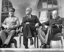 The &ldquo;Big Three&rdquo;: Tehran, Yalta and Potsdam.