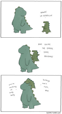 lizclimo:  king godzilla  for toby and indiana 