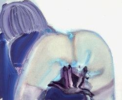 lostprofiles:  Marlene Dumas Fingers 1999 Oil on Canvas 