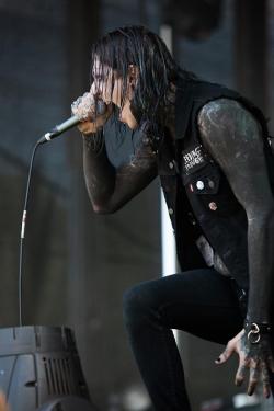 ikeepmyselfalivejusttodiemore:  Chris ‘Motionless’ Cerulli - Motionless In White 