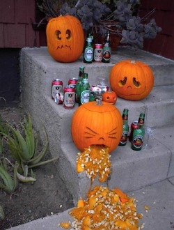Be careful you don’t let your jack-o-lanterns drink too much tonight &hellip;  ;)