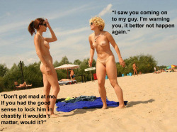 And this would be one of the reasons the beach went to requiring male chastity&hellip;don&rsquo;t you think?