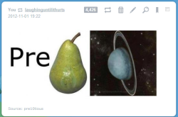 kadiance:  edating:  kadiance:  edating:  this made my night a lot better  I still don’t understand this.  PRE PEAR URANUS   