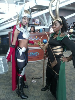 cosplayingwhileblack:  Characters: Fem! Thor &amp; Fem! Loki Series: The Avengers 