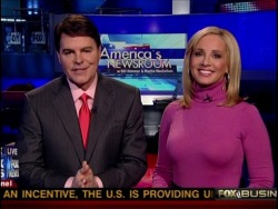 maximuscaligula:  Fox News babe Jamie Colby loves showing off her perfect big tits in her famous sexy tight sweaters during a Fox News broadcast.