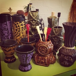 lovevintageretro:  Oh yeah our Tiki Farm order has just arrived, we are now a Tiki Farm stockist. Tonight we will put all these tiki gods for sale on the website. We have limited stock and some of these products are limited edition. So awesome! #tikibar