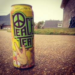 Peace Tea. (: #peace #tea #peacetea #sweetlemontea #sweettea  (at Rockyford Lake)
