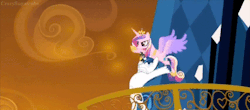 swimming-among-the-stars:  crazysugarcube:  Here comes Princess Cadance.  Cadance is basically best princess now 