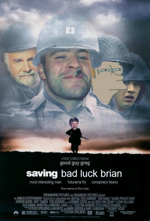 Bad luck brian meme