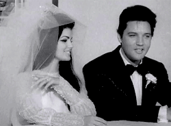 Elvis and Priscilla Presley, May 1, 1967.   
