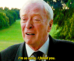 ispytashaxx:  fighter1357:  elphabaforpresidentofgallifrey:  captaincommunist:  j-hnnystorm:  #when alfred cries #the whole world cries with him  If you look at Michael Caine’s eyes, he’s addressing Thomas and Martha’s grave rather than Bruce’s.