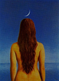 lonequixote:  The Evening Gown, 1954 ~ Rene Magritte 