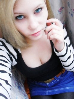 rule34andstuff:  Fictional Characters that I would “wreck”(provided they were non-fictional):  Android 18(Dragon Ball Z).