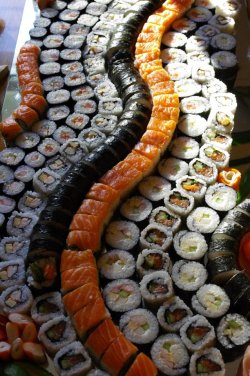Partouze de sushi! :o