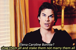 The Cast of The Vampire Diaries Plays Shag, Marry, Stake [x]