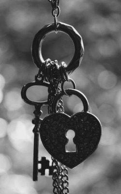 slayashell:  The Key To My HeartI had closed the door upon my heart, and wouldn’t let anyone in.I had locked the door and had thrown the key as hard and as far as I could.Love would never enter there again.My heart was closed for good.But then you