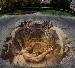 They’ve found Hell &hellip; it’s in London (awesome 3D street art)