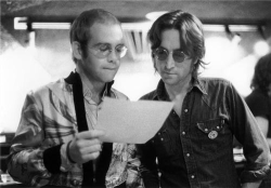 sammyfreemusic:  Elton John and John Lennon