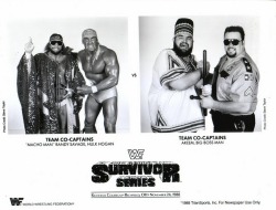 BACK IN THE DAY |11/24/88| The 2nd WWF Survivor Series was held. The Main Event featured Mega Powers team vs. the Twin Towers team.
