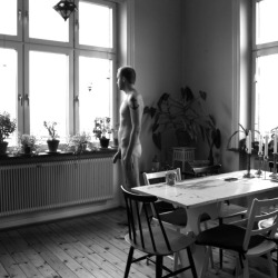 ajohanillustrated:  45. Another photo of me from my profile on Dudesnude. Or is it from some other online community perhaps. Don’t know. I have naked shots like this on most of them, a naturist at home. I actually like this photo a lot. A room with