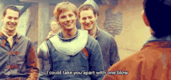 gingersincardiff:  batmansbutt:  brolinskeep:  hogwarts-facebook:  Favourite Merthur Moments - (1) The bit where my dirty mind started giggling hysterically at the possible innuendo   friendly reminder that in this scene arthur was meant to take off