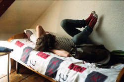 intrudings:  Luke, hostel bed by but_those_are on Flickr. 