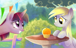 Sorry Derpy&hellip; by *Adlynh Pretty adorable&hellip; Derpy looks so confused and upset by what&rsquo;s taking place.