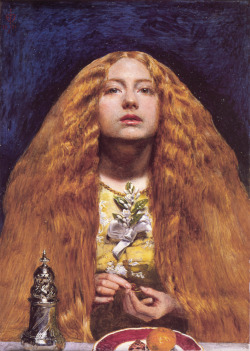 tierradentro:  &ldquo;The Bridesmaid&rdquo;, 1851, John Everett Millais. 