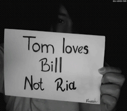 Tom loves Bill, NOT Ria &lt;3 TWINCEST POWER