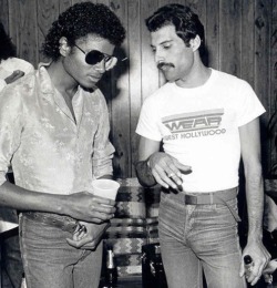 Michael Jackson and Freddie Mercury were quite close friends from the late 1970s to mid-1980s and collaborated on a few songs