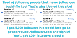 Click here and enter your tumblr url to get 247 instant followers!