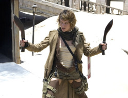 Milla Jovovich dans Resident Evil Extinction de Russell Mulcahy.