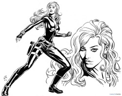 charactermodel:  Black Widow by Luke Ross [ Secret Avengers ] 