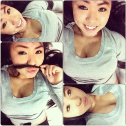 thuysanggg:  Mustache you a question! Is it Monday? (: #instadaily#instaddict#instafame#instafunny#instaquote#asiangirls#eyes#smile#hair#instamood#monday#ig#instahub#picoftheday#iphonesia#follow#followme 