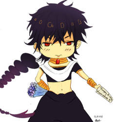 routasu:  aforia:   Tsun-tsun Judal for Lancha Hope you’ll have a perfect B-day!   OHHH! Thank you! *o* so cute! ahsfjafh! Flowers by Judal *o* ehehe~ I have a true harem of Judal, now. wwwww   YAY!!!! I&rsquo;m really happy that you liked it! There
