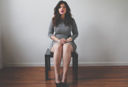 girlzwithcurves:jessthebestest:  Denise Bidot  &lt;3  What do you think she&rsquo;s doing, gooner? It looks to Lola like she&rsquo;s waiting for instruction. Like a very naughty boss or male friend she met on tumblr or club goon has asked her over and