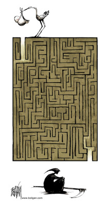 balance-is-everything:  cognitive-absense:  alesanadieslast:  lickystickypickywe:  your life.  What a really great picture.  Wow  Did anyone else notice that this isn’t a real maze? It doesn’t lead to the finish, no matter how hard you try…