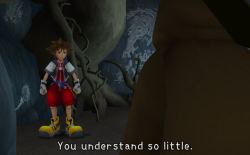 livvyplaysfinalfantasy:  He’s absolutely fucking right; I can’t remember the last time I fully understood the plot of the Kingdom Hearts series.